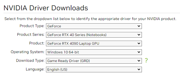 NVIDIA官网驱动下载