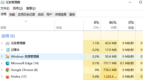 关闭不必要的程序和进程