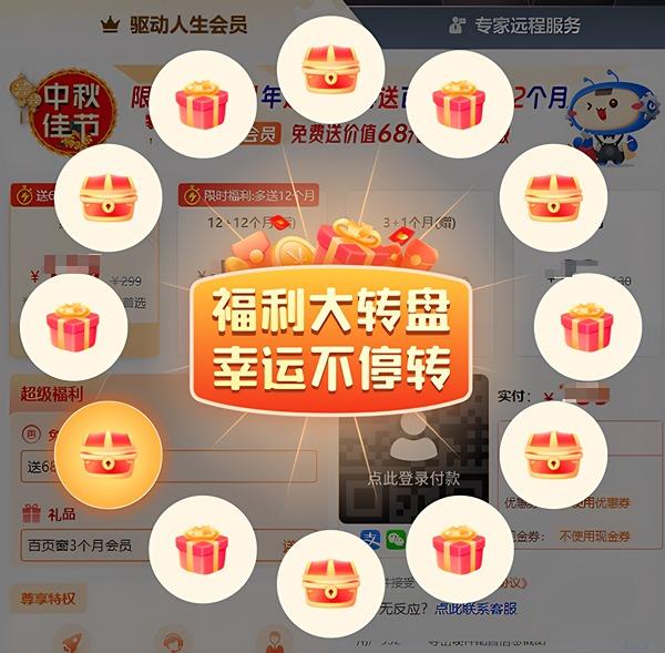 驱动人生幸运大转盘