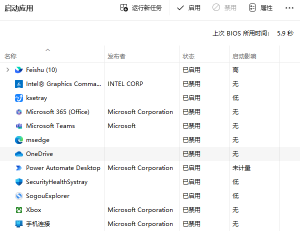 禁用电脑的启动项