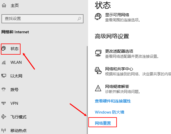 网络重置