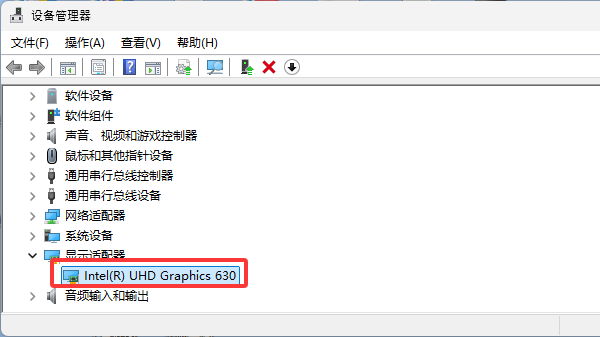 确认系统中是否禁用了显卡