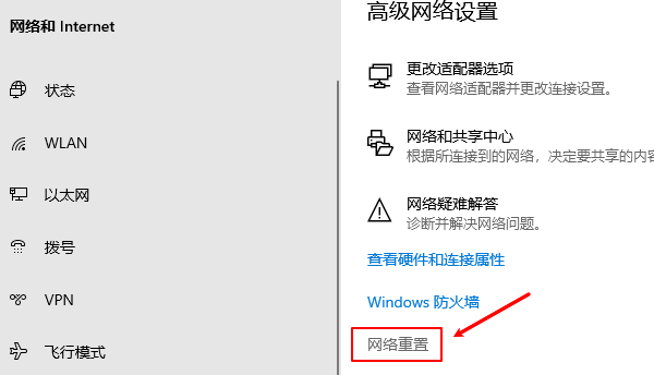 网络重置