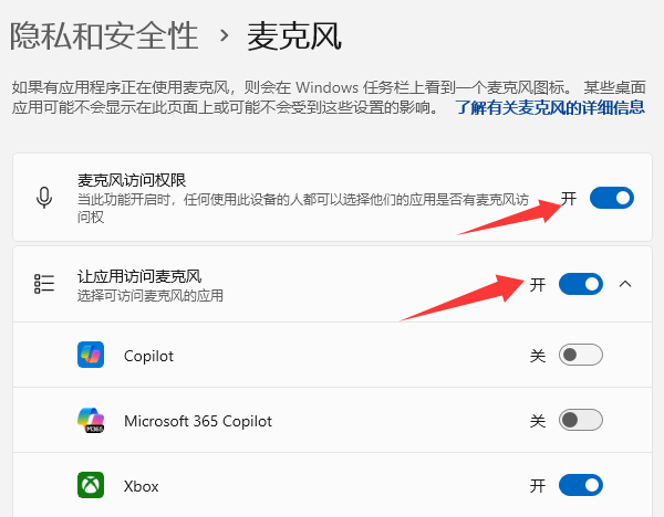 检查隐私权限