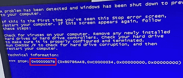 0x0000007B错误原因分析