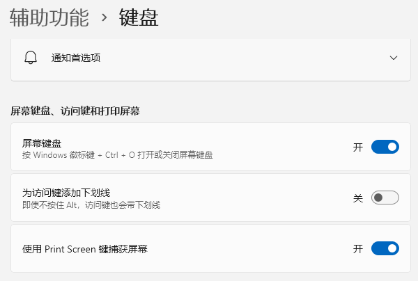 启用屏幕键盘