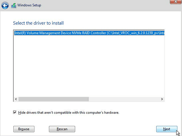 在安装界面手动加载RAID驱动