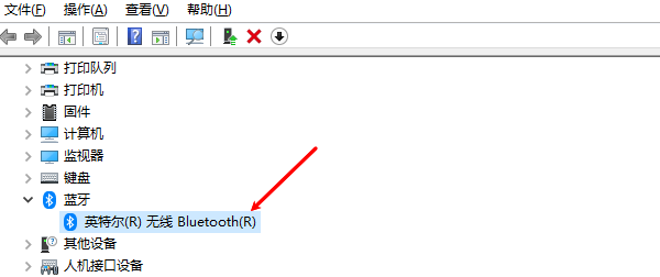 在设备管理器中启用蓝牙 在设备管理器中启用蓝牙