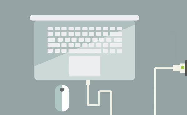 检查USB数据线与USB接口