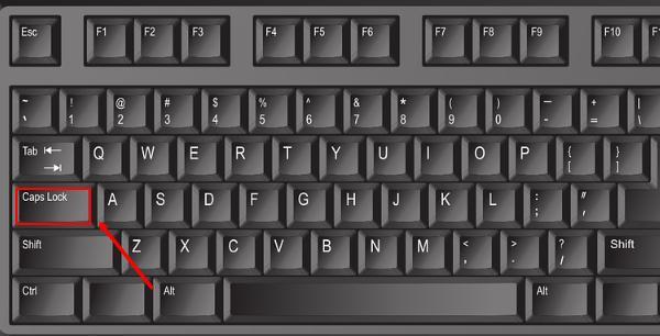 检查是否误开启了大写锁定键