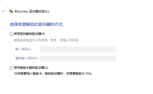 BitLocker密码