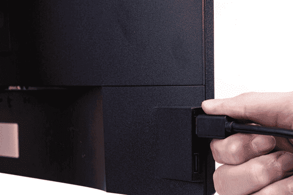 检查显示器和连接线