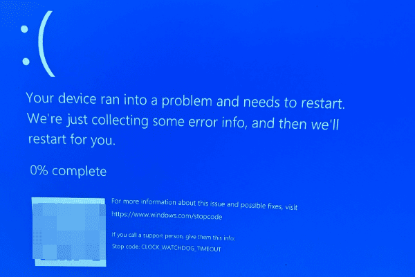 什么是 clock_watchdog_timeout