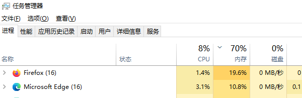 关闭后台高占用程序
