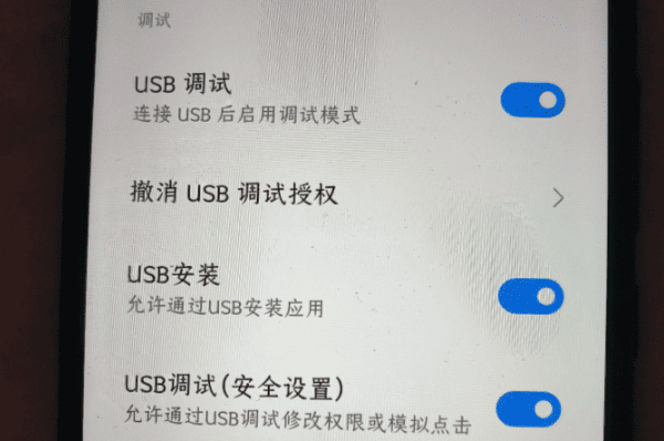 开启开发者选项 开启开发者选项