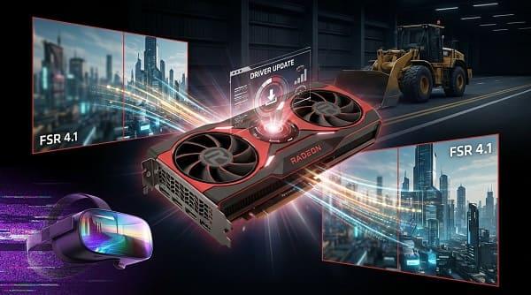 AMD发布26.6.2显卡驱动:支持FSR 4.1超采样,修复RoadCraft崩溃及VR紫屏问题 AMD发布26.6.2显卡驱动:支持FSR 4.1超采样,修复RoadCraft崩溃及VR紫屏问题