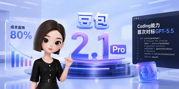 豆包2.1 Pro正式发布：成本直降80%，Coding能力首次对标GPT-5.5