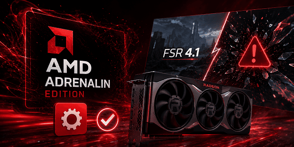 AMD发布Adrenalin Edition 26.6.4驱动：修复RX 7000系列安装与FSR 4.1崩溃问题