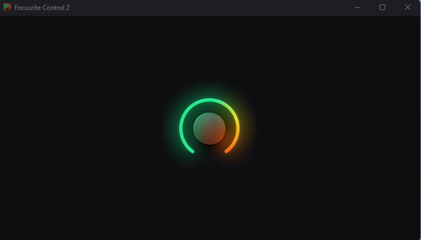 打开Focusrite Control
