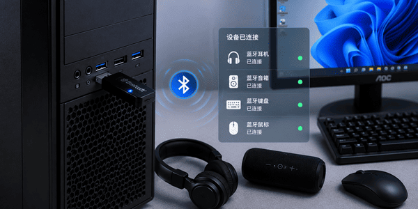 USB蓝牙适配器连接电脑 USB蓝牙适配器连接电脑