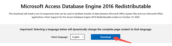 安装Access Database Engine独立版