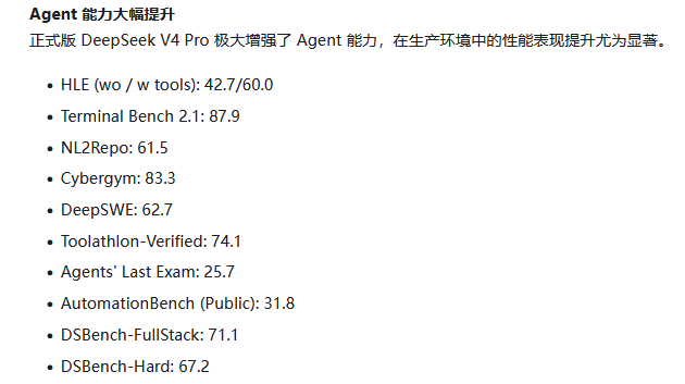 DeepSeek V4 Pro升级明细