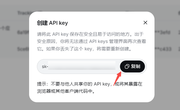 复制API Key 复制API Key