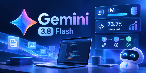 Gemini 3.8 Flash上线：1M上下文+73.7% DeepSWE得分，三步快速接入