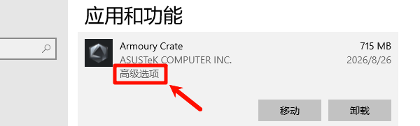 高级选项
