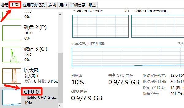 查看GPU占用率 查看GPU占用率