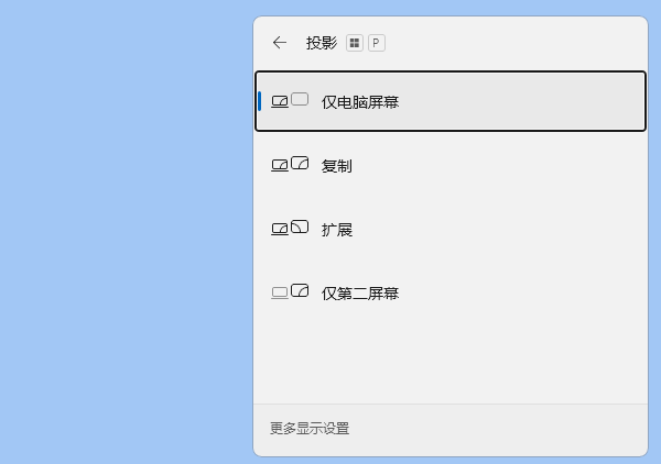 仅电脑屏幕 仅电脑屏幕