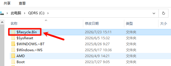 不要直接删整个$RECYCLE.BIN 不要直接删整个$RECYCLE.BIN