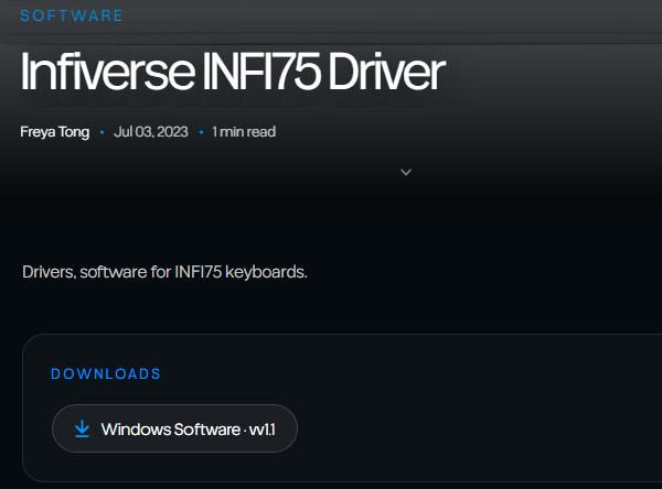 INFI75键盘驱动怎么安装 INFI75键盘驱动怎么安装