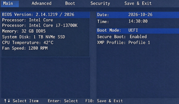 更新BIOS 更新BIOS