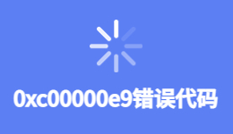 电脑出现0xc00000e9错误代码的解决方法