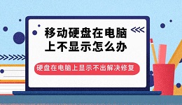 移动硬盘在电脑上不显示怎么办 硬盘在电脑上显示不出解决修复