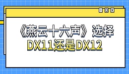 燕云十六声选择DX11还是DX12 directx版本选择介绍