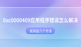 0xc0000409应用程序错误怎么解决？试试这几个方法