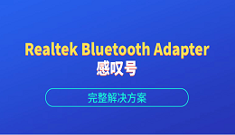 Realtek Bluetooth Adapter感叹号？完整解决方案