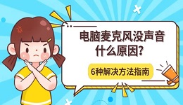 电脑麦克风没声音什么原因?6种解决方法指南