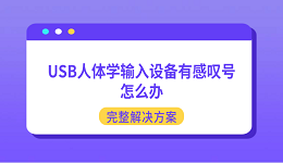 USB人体学输入设备有感叹号怎么办 完整解决方案