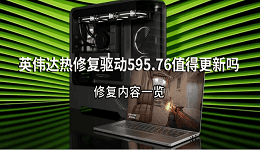 英伟达热修复驱动595.76值得更新吗？修复内容一览