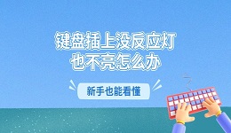 键盘插上没反应灯也不亮怎么办 新手也能看懂