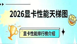 2026显卡性能天梯图，显卡性能排行榜介绍