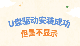 U盘驱动安装成功但是不显示？多半是这个问题