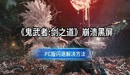《鬼武者:剑之道》崩溃黑屏怎么办 PC版闪退解决方法