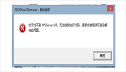 由于找不到WSServer.dll无法继续执行代码怎么办？详细修复教程