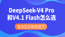 DeepSeek-V4 Pro和V4.1 Flash怎么选？看完区别就知道了