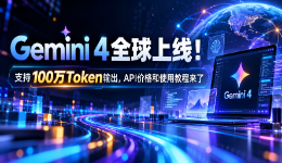 Gemini 4正式发布！支持100万Token输出，API价格和使用教程来了