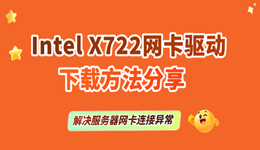 Intel X722网卡驱动下载方法分享，解决服务器网卡连接异常